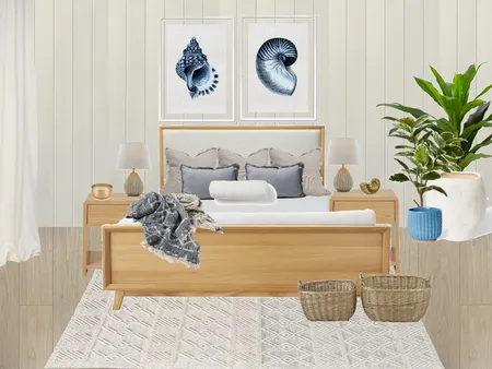 Hamptons Bedroom Interior Design Mood Board by livcurtis on Style Sourcebook