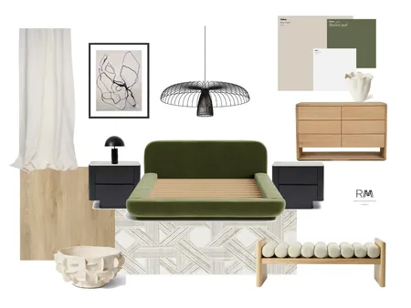 Scandinavian Bedroom Interior Design Mood Board by RMM Interiors on Style Sourcebook