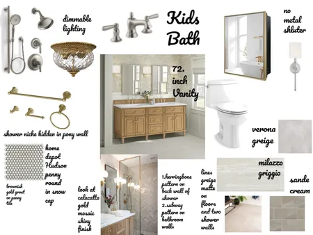kids bathroom Interior Design Mood Board by zacberm on Style Sourcebook