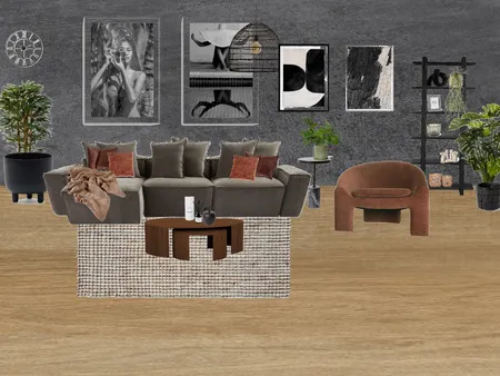 Modern Industrial living room Interior Design Mood Board by hawkyzai@gmail.com on Style Sourcebook