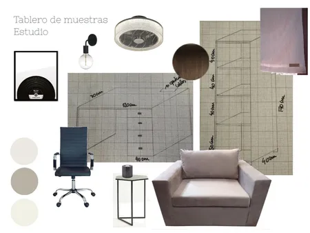 Tablero de muestras Estudio DJ Interior Design Mood Board by anukabrass on Style Sourcebook