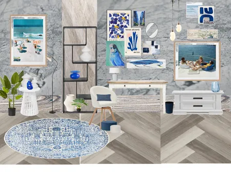 blue study room Interior Design Mood Board by izzzyy on Style Sourcebook