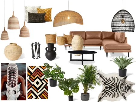 African Living Interior Design Mood Board by MiaCoutries on Style Sourcebook