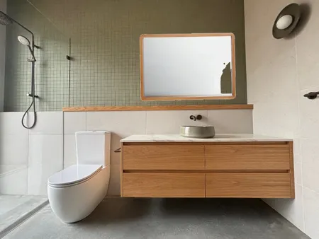 Bathroom rectangle Interior Design Mood Board by marnieap on Style Sourcebook
