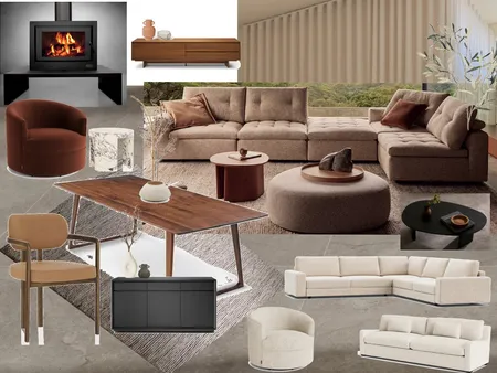Living Room Interior Design Mood Board by Wabi sabi haus on Style Sourcebook