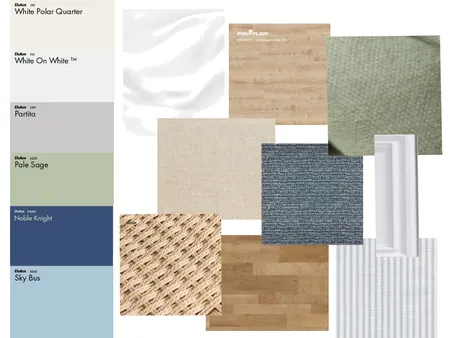 Hampton style bedroom - colour and fabric board Interior Design Mood Board by Ambers designs on Style Sourcebook