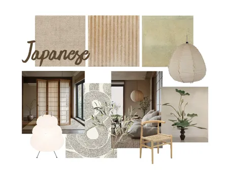 Japanese mood board Interior Design Mood Board by Mar-Lizé Potgieter on Style Sourcebook