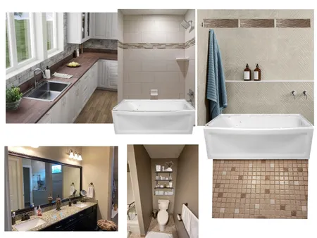Parkgrove Guest Bath Interior Design Mood Board by danialledube@gmail.com on Style Sourcebook