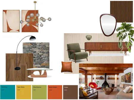 Mid Century Modern Interior Design Mood Board by amber.ec@outlook.com.au on Style Sourcebook