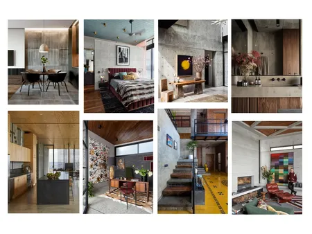 Brutalism Interior Design Mood Board by Ajeless Designs on Style Sourcebook