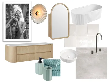 Main Bathroom side A Interior Design Mood Board by Noosa Casa on Style Sourcebook
