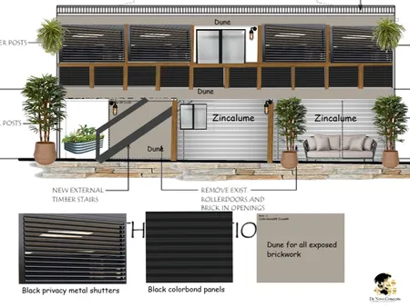 Michael's north elevation Interior Design Mood Board by De Novo Concepts on Style Sourcebook