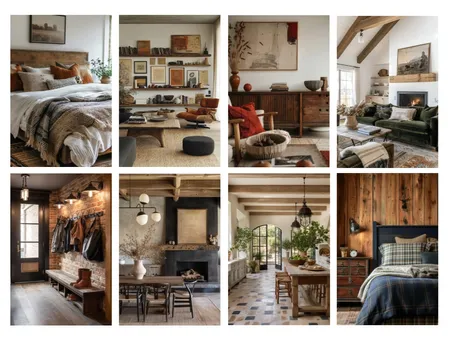 Rustic Interior Design Mood Board by Ajeless Designs on Style Sourcebook