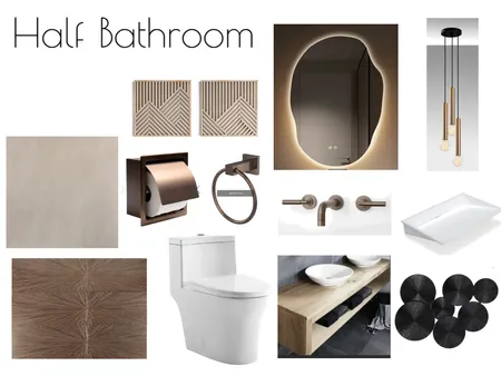 half bath Interior Design Mood Board by aloehaus on Style Sourcebook