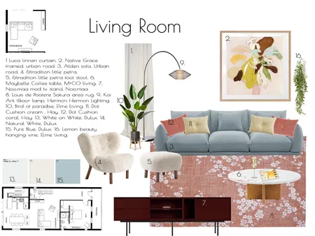 livingroom Interior Design Mood Board by MSP Styling & Design on Style Sourcebook