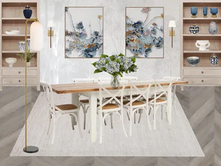 Hamptons Dining room Interior Design Mood Board by Monica.Nyikang on Style Sourcebook