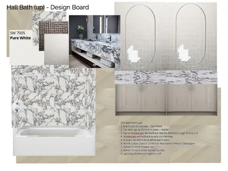 CDS Hall Bath (up) Interior Design Mood Board by MicheleDeniseDesigns on Style Sourcebook