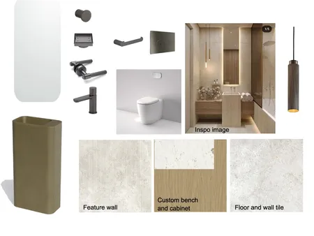 Rose Bay Powder Room Interior Design Mood Board by Savannah Interior Design on Style Sourcebook