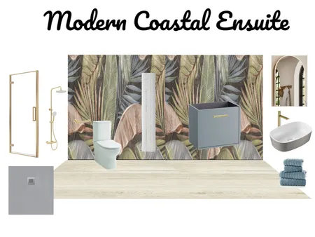 Coastal Modern Ensuite Interior Design Mood Board by CarCallaghan on Style Sourcebook