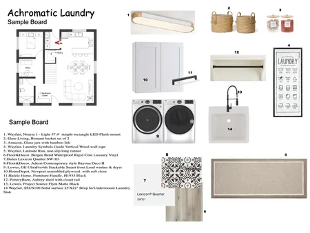 Module 9 - Laundry Interior Design Mood Board by neelupaul on Style Sourcebook