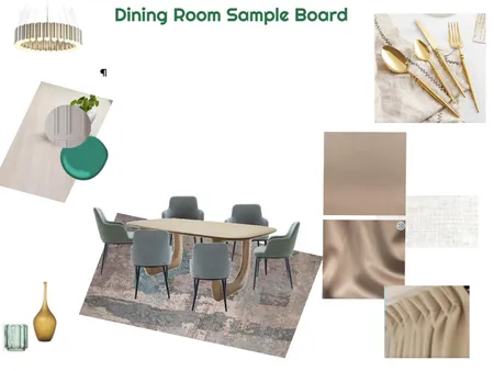 Monocromatic Green Sample Board Dining 24-03-25 Interior Design Mood Board by JudyK on Style Sourcebook