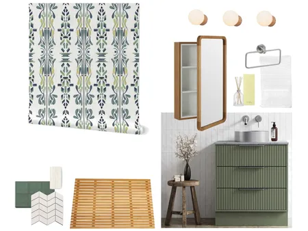 Powder Room Interior Design Mood Board by saragossett on Style Sourcebook