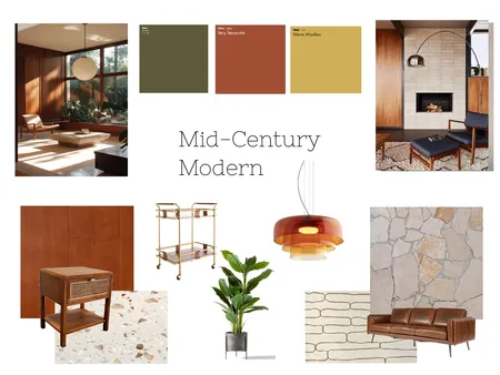 Instagram Mid-Century Mood Board Interior Design Mood Board by Angie on Style Sourcebook