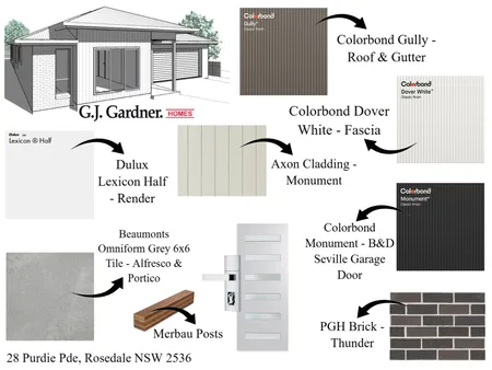 28 Purdie Pde - Exterior Interior Design Mood Board by Interiors by Brie on Style Sourcebook