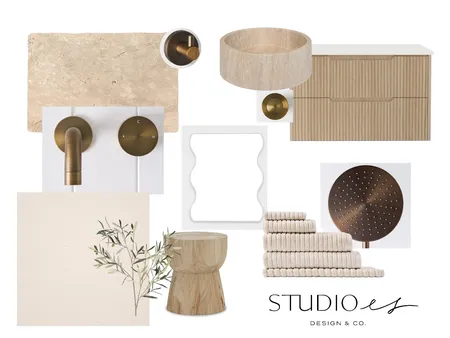 Warradale Bathroom Option 2 Interior Design Mood Board by Studio es Design and Co. on Style Sourcebook