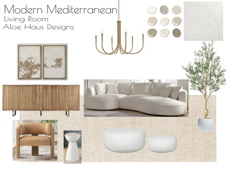 Modern Mediterranean Interior Design Mood Board by aloehaus on Style Sourcebook