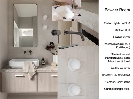 Powder Room DS Interior Design Mood Board by kristinamikrut@gmail.com on Style Sourcebook