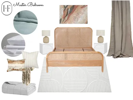 Rourke - Master Bedroom Interior Design Mood Board by Ivy + Finch Design on Style Sourcebook