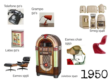 50s Interior Design Mood Board by anasofiacouto2189@hotmail.com on Style Sourcebook