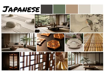 Japanese Mood Board Interior Design Mood Board by Lita Design on Style Sourcebook