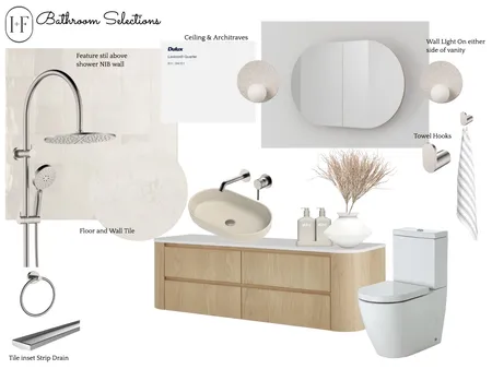 Rourke - Ensuite Bathroom Interior Design Mood Board by Ivy + Finch Design on Style Sourcebook