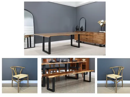 Option A Dining Room Interior Design Mood Board by Bella Merrington Interior Designs on Style Sourcebook