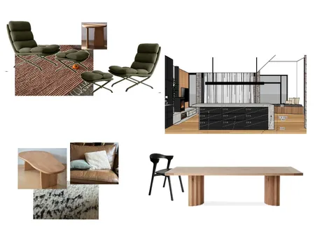 Mei Lin Draft Living/ Dining Interior Design Mood Board by PIP INTERIORS on Style Sourcebook