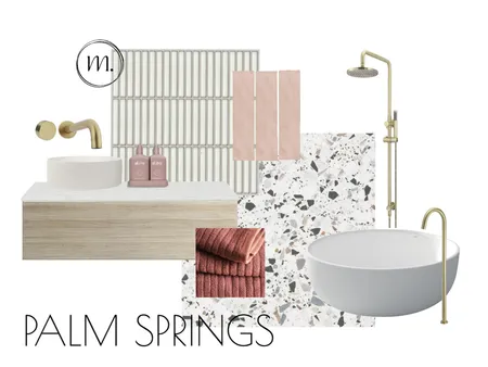 Mirra Interiors | Palm Springs Bathroom Concept Interior Design Mood Board by Mirra Interiors on Style Sourcebook