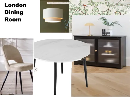 London Dining Room Interior Design Mood Board by ShannonCastle on Style Sourcebook