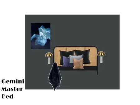 Gemini Master Bed (LHS) Interior Design Mood Board by Mim Romano on Style Sourcebook
