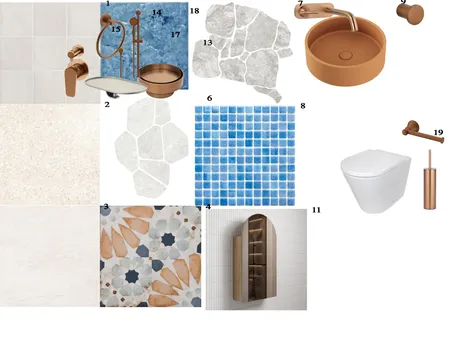 BATHROOM Interior Design Mood Board by rickiekangaroo on Style Sourcebook