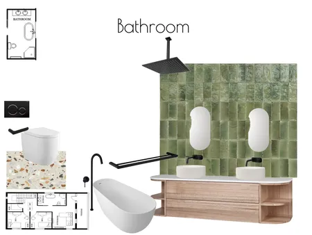 bathroom Interior Design Mood Board by MSP Styling & Design on Style Sourcebook