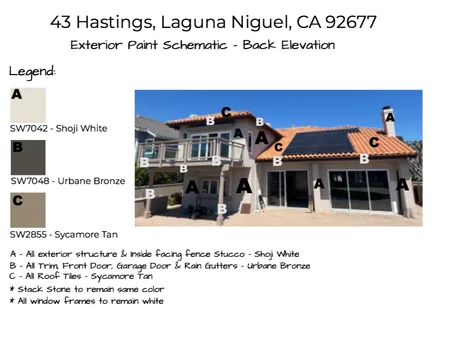 Hastings Exterior Paint - Back Elevation Interior Design Mood Board by MicheleDeniseDesigns on Style Sourcebook