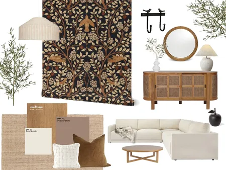 Mountain Ash Block Print Interior Design Mood Board by Beeky Illustration & Design on Style Sourcebook