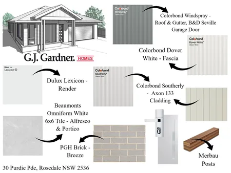 30 Purdie Pde - Exterior Interior Design Mood Board by Interiors by Brie on Style Sourcebook