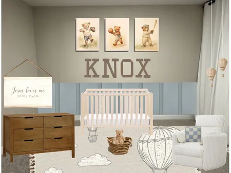 KNOX NURSERY south wall Interior Design Mood Board by AlexaWhitehurst on Style Sourcebook