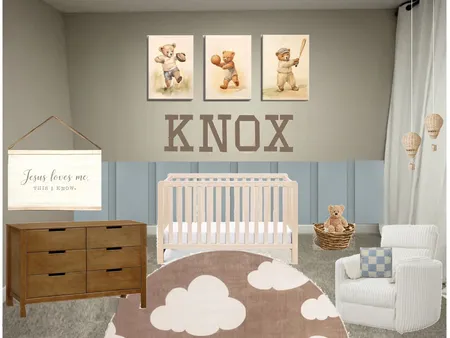 KNOX NURSERY south wall Interior Design Mood Board by AlexaWhitehurst on Style Sourcebook