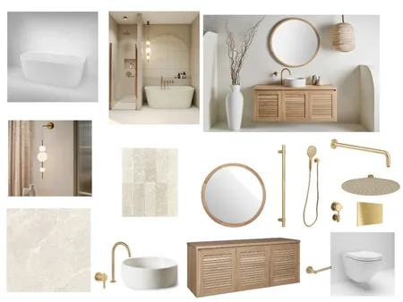 Main Bathroom Interior Design Mood Board by Savannah Interior Design on Style Sourcebook