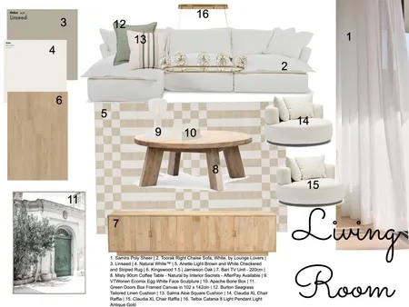 Living Room Interior Design Mood Board by HannahLBullen on Style Sourcebook