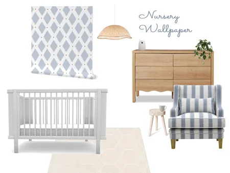 Nursery Wallpaper 7 Interior Design Mood Board by Linda Fox